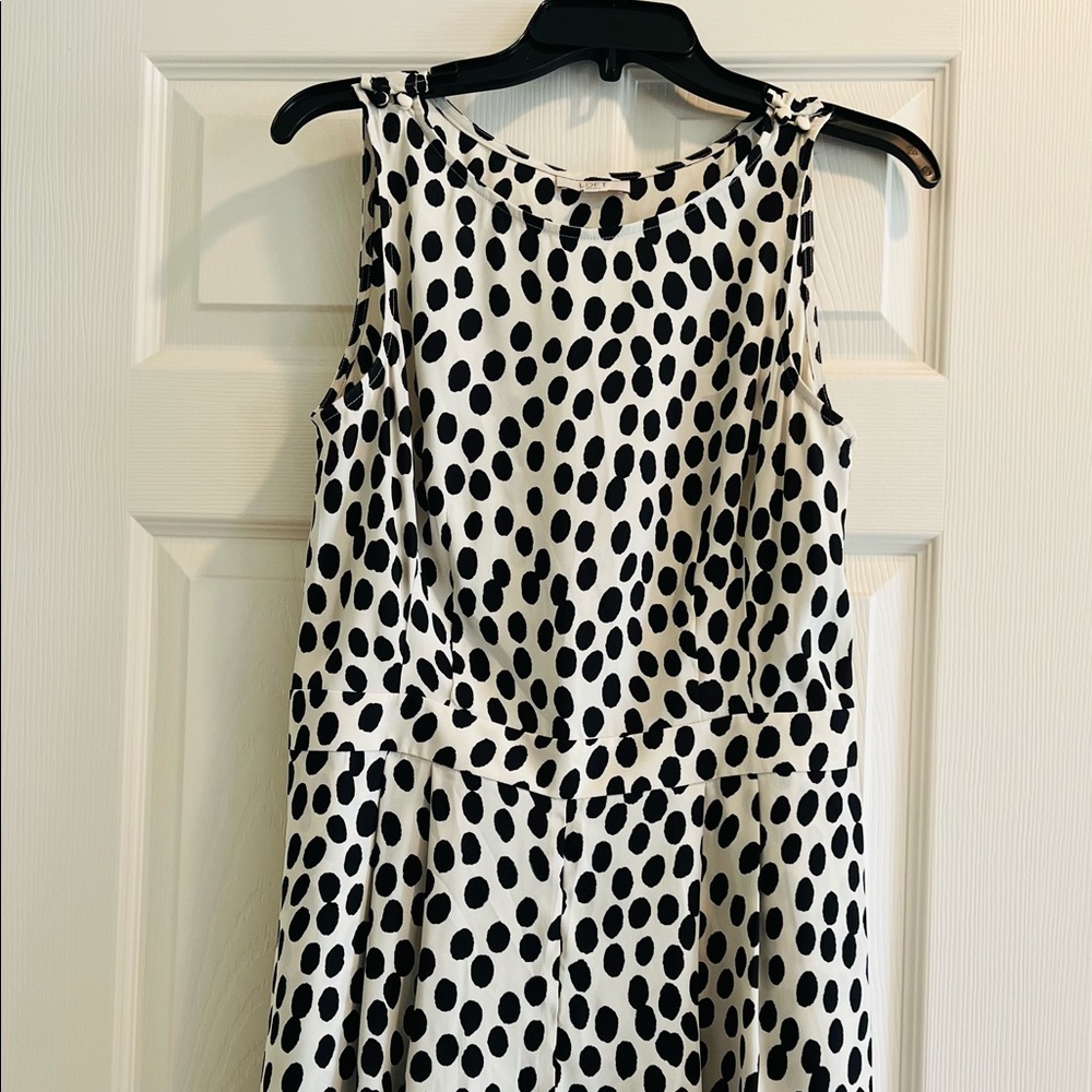 Loft polka dot romper